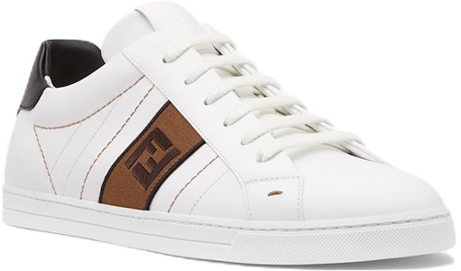 Fendi Kulit Rendah 'Putih Hitam' 7E1166-A3XL-F13TH Lookbook Fendi Kulit Rendah 'Putih Hitam' 7E1166-A3XL-F13TH