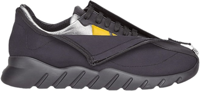 Fendi Sepatu Rendah Kulit 'Lycra - Hitam Perak' 7E1366-AC7B-F0QW0 Buy Fendi Sepatu Rendah Kulit 'Lycra - Hitam Perak' 7E1366-AC7B-F0QW0