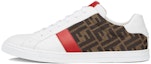 Buy フェンディ レザー ローカット 白赤 (Fendi Rezaa Rōkatto Shiroaka) 7E1408AF5TF1DW3