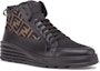 Lookbook Fendi Kasut Kulit Mid-Top 'Hitam' 7E1315A9SAF18SA