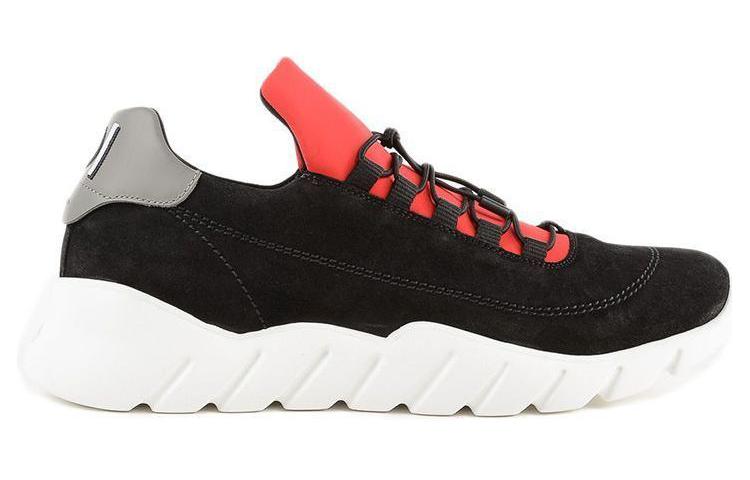 Fendi Leather Oversized Tongue Low 'Black Red' 圖 2