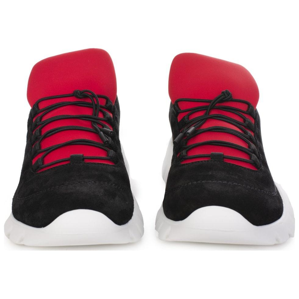 Fendi Leather Oversized Tongue Low 'Black Red' 圖 4