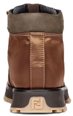 Fendi Leather Round Toe Lace-Up Short Boots 'Brown Fashion' 7U1575ALIOF1JF5 Purchase Fendi Leather Round Toe Lace-Up Short Boots 'Brown Fashion' 7U1575ALIOF1JF5