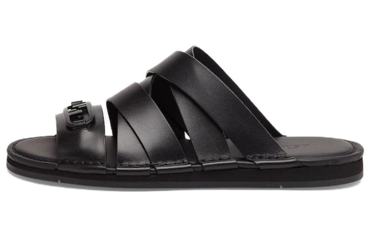 Fendi Leather Slide 'Black'