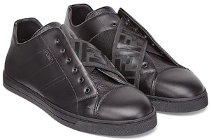 펜디 블랙 가죽 슬립온 7E1198-ABO9-F1AUD Lookbook 펜디 블랙 가죽 슬립온 7E1198-ABO9-F1AUD