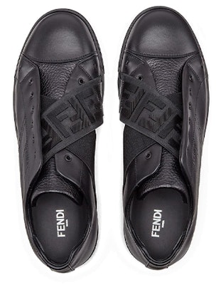 Fendi Leather Slip-On 'Black' 7E1198ABO9F1AUD Shop Fendi Leather Slip-On 'Black' 7E1198ABO9F1AUD