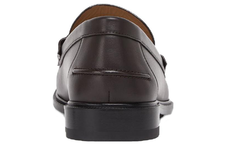 Fendi Leather Square-Toe Sneakers 'FF Pattern Brown' 圖 4