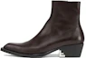 Buy Bottes Fendi en Cuir à Fermeture Éclair ''Marron Foncé'' 7U1615NA7F0QD5