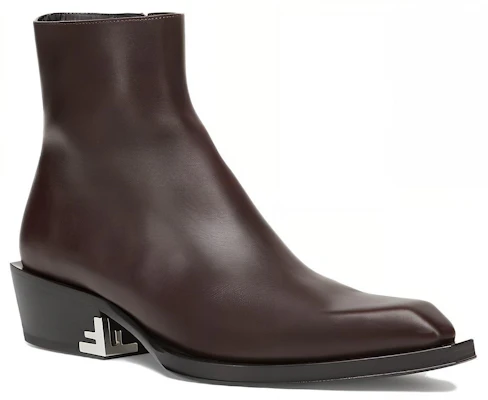 Bottes Fendi en Cuir à Fermeture Éclair ''Marron Foncé'' 7U1615NA7F0QD5 Lookbook Bottes Fendi en Cuir à Fermeture Éclair ''Marron Foncé'' 7U1615NA7F0QD5