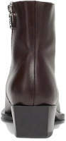 Purchase Fendi Leather Zippered Ankle Boot 'Dark Brown' 7U1615NA7F0QD5