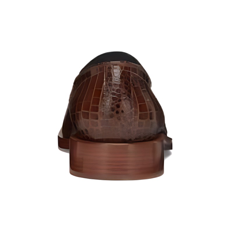 Fendi Loafer Flat 'Leather Logo Brown' 圖 5