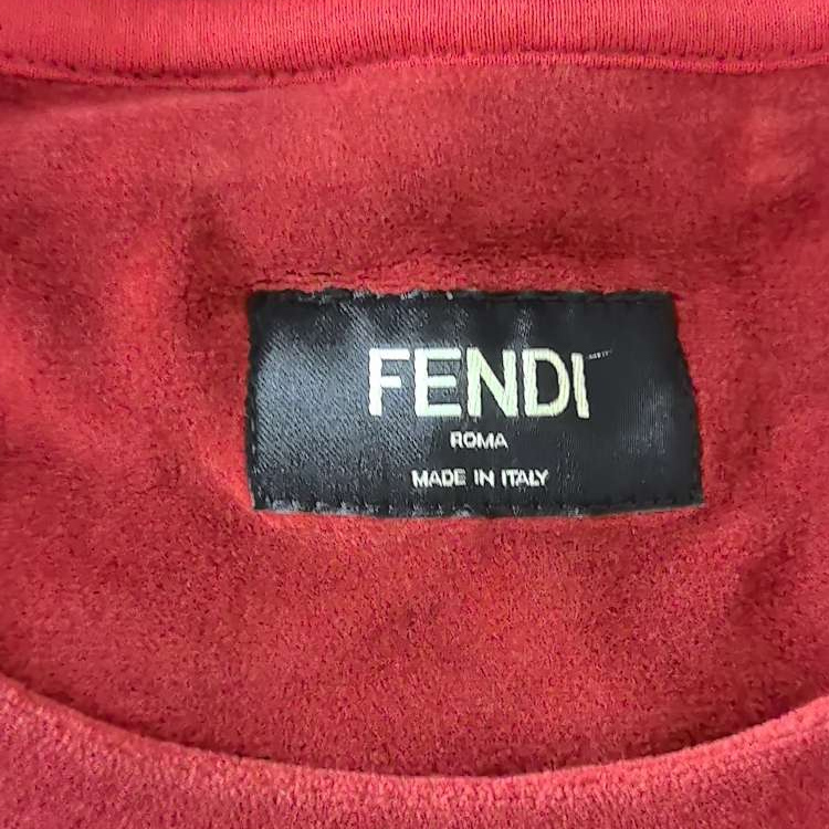 Purchase FENDI 紅色Logo壓紋印花短袖男T恤。 FY0936AKD0F0QC9