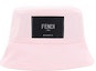 Order FENDI Logo Embroidered Cotton Bucket Hat Unisex. FXQ801AIKHF0QD1