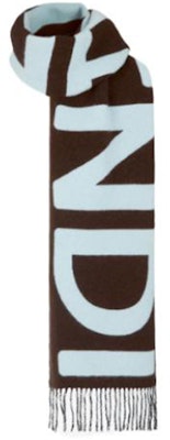 FENDI 蓝色字母Logo针织围巾 情侣款 男女通用. FXT415AQCNF1N0G Lookbook FENDI 蓝色字母Logo针织围巾 情侣款 男女通用. FXT415AQCNF1N0G