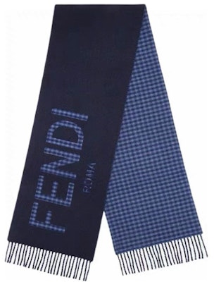 FENDI 蓝色logo字母印花流苏围巾 男女情侣款. FXT344AHR1TU Buy FENDI 蓝色logo字母印花流苏围巾 男女情侣款. FXT344AHR1TU