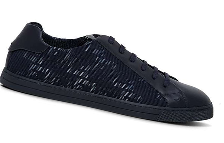 Fendi Logo Low Top 'Navy' 圖 3