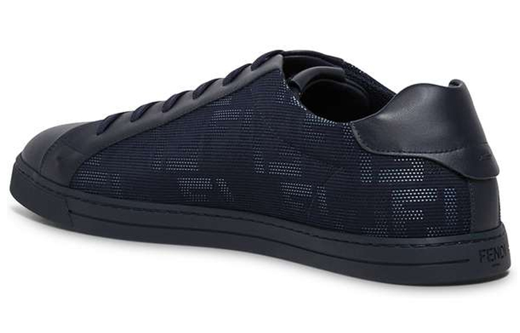 Fendi Logo Low Top 'Navy' 圖 5