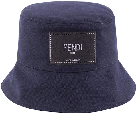 FENDI Logo Patch Cotton Bucket Hat Unisex Couples Style. FXQ801AIKHF0QA2 Lookbook FENDI Logo Patch Cotton Bucket Hat Unisex Couples Style. FXQ801AIKHF0QA2