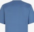 Sizing Kaos Pria FENDI Logo Pocket Crewneck T-Shirt Biru Kasual SS24. FY0936ARYRF0GCT