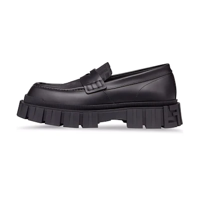 Fendi Logo Print 'Black Fashion Loafer'