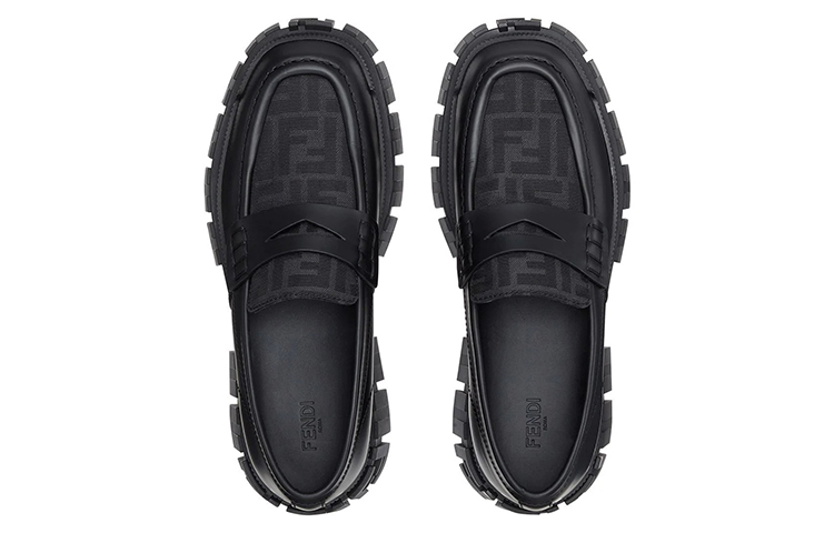 Fendi Logo Print 'Black Fashion Loafer' 圖 3