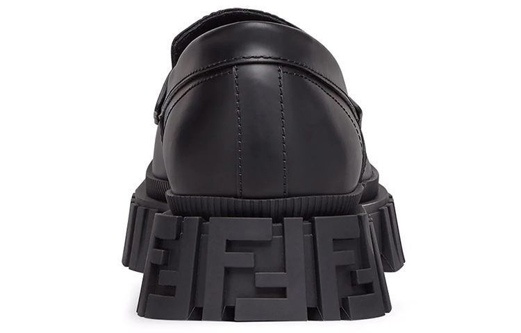 Fendi Logo Print 'Black Fashion Loafer' 圖 4