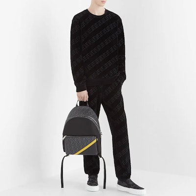 FENDI Logo Printed Crewneck Casual Sweatshirt Black FY0178AHCAF0QA1 Shop FENDI Logo Printed Crewneck Casual Sweatshirt Black FY0178AHCAF0QA1