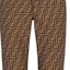 Sizing FENDI Logo Printed Straight-Leg Jeans Unisex Brown. FLP237A6WJF1440