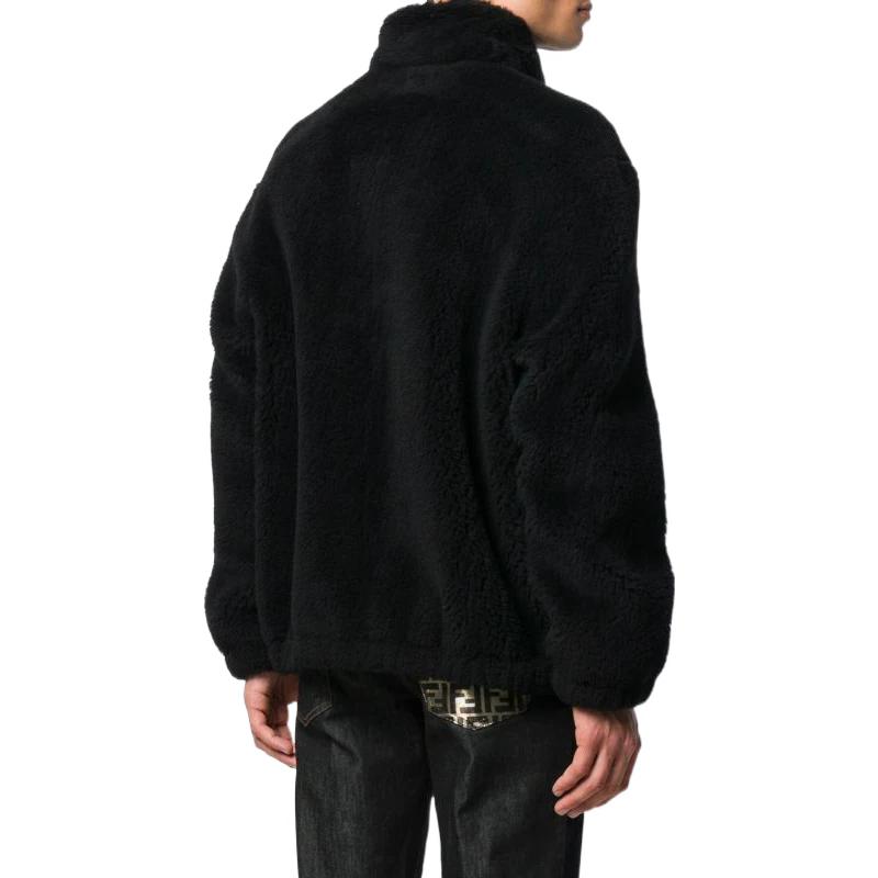 Purchase Chaqueta Negra con Bloques de Color y Logo de Rayas Fendi para Hombre FW0948A9O1F0QA1