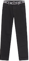 FENDI Logo Tape Slim Fit Straight Leg Jeans Men - Black. FLP201ACB5F0QA1 FENDI Logo Tape Slim Fit Straight Leg Jeans Men - Black. FLP201ACB5F0QA1