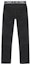 Lookbook FENDI Logo Tape Slim Fit Straight Leg Jeans Men - Black. FLP201ACB5F0QA1