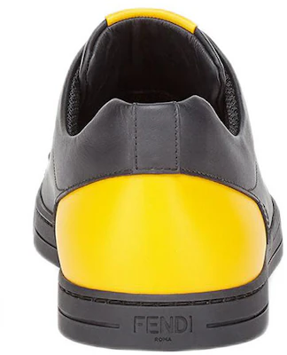 Fendi Lage Leren Sneaker ''Zwart Geel'' 7E1365TTYF036B Purchase Fendi Lage Leren Sneaker ''Zwart Geel'' 7E1365TTYF036B