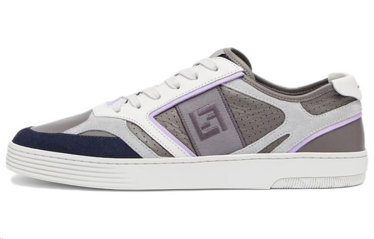 Fendi Low-Top Leather Sneaker 'Grey CMFT'