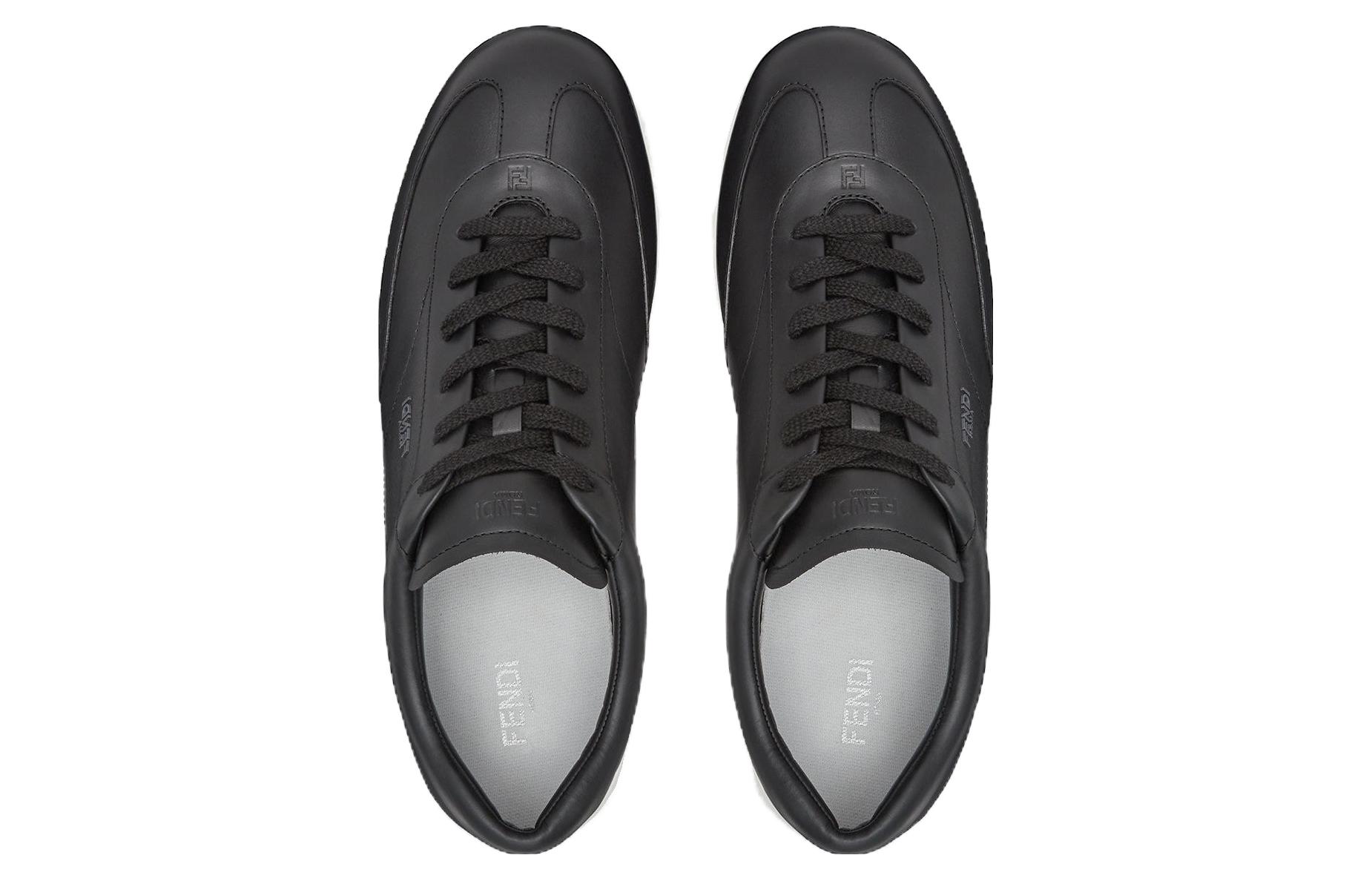 Fendi Low-Top Sneaker 'Black Calfskin' 圖 3
