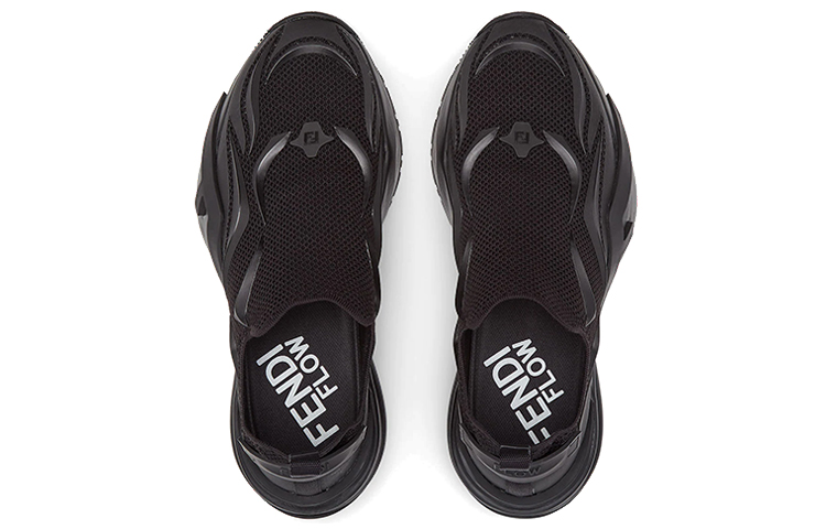 Fendi Low-Top Sneaker 'Black Fashion Casual' 圖 4