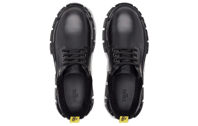 Fendi Low-Top Sneaker 'Black Leather' 圖 4