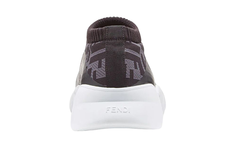 Fendi Low-Top Sneaker 'Grey Logo Print' 圖 4