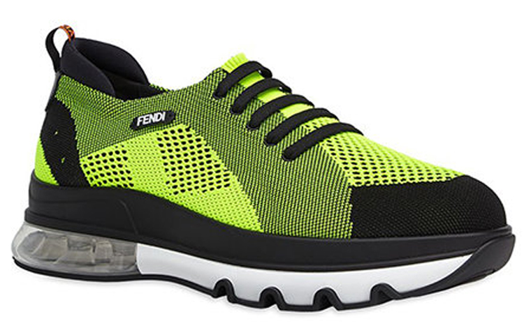 Fendi Low Top 'Yellow Black Mesh' 圖 2