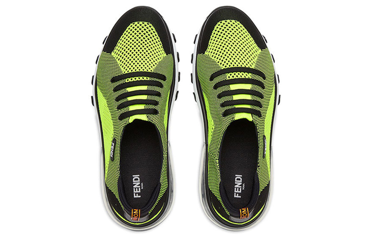 Fendi Low Top 'Yellow Black Mesh' 圖 3
