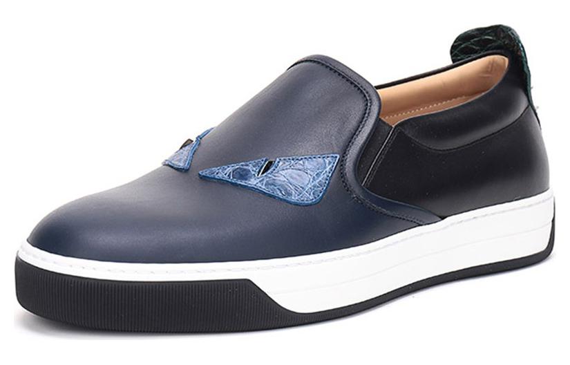 Fendi Low-Top Lace-Up 'Blue Black' 圖 3