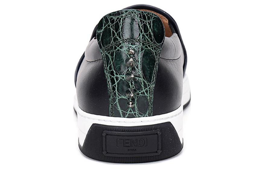 Fendi Low-Top Lace-Up 'Blue Black' 圖 6