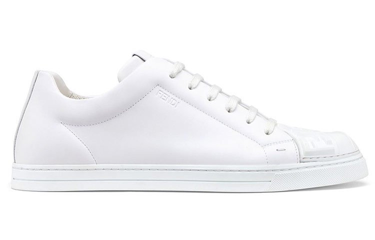 Fendi Low-Top Leather Sneakers 'White Fashion' 圖 2