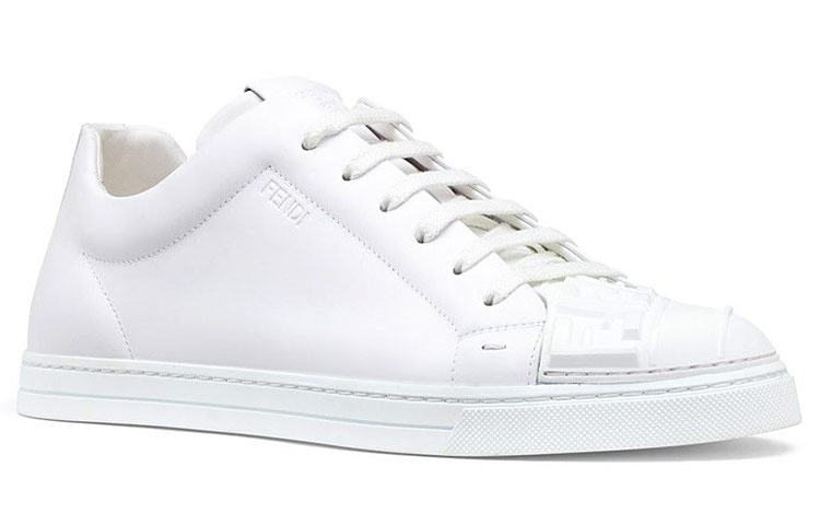 Fendi Low-Top Leather Sneakers 'White Fashion' 圖 4
