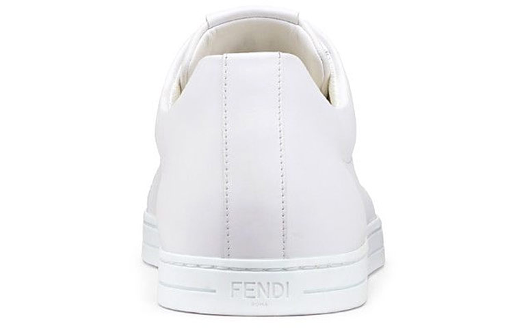 Fendi Low-Top Leather Sneakers 'White Fashion' 圖 5