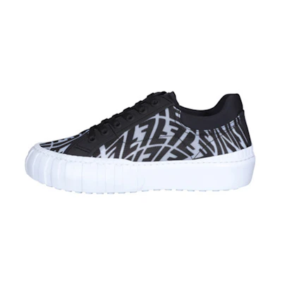 Fendi Low-Top Sneaker with Logo 'Black'