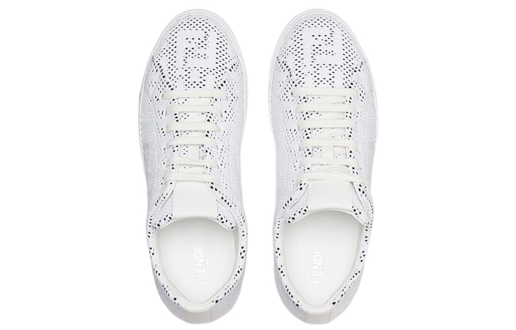 Fendi Low-Top Sneakers 'White Mesh' 圖 4