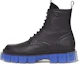 Buy Fendi Lychee Leder Mode All-Match Freizeit Kurzstiefel ''Schwarz Blau'' 7U1485AHH0F08M4