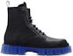 Purchase Fendi Lychee Leder Mode All-Match Freizeit Kurzstiefel ''Schwarz Blau'' 7U1485AHH0F08M4