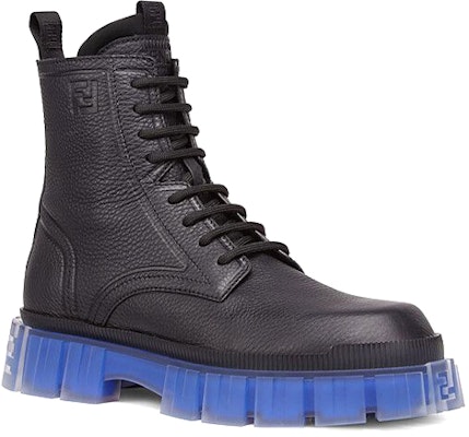 Botas Cortas Casual de Cuero Lichi Fendi 'Negro Azul' Fashion Versátiles 7U1485AHH0F08M4 Order Botas Cortas Casual de Cuero Lichi Fendi 'Negro Azul' Fashion Versátiles 7U1485AHH0F08M4