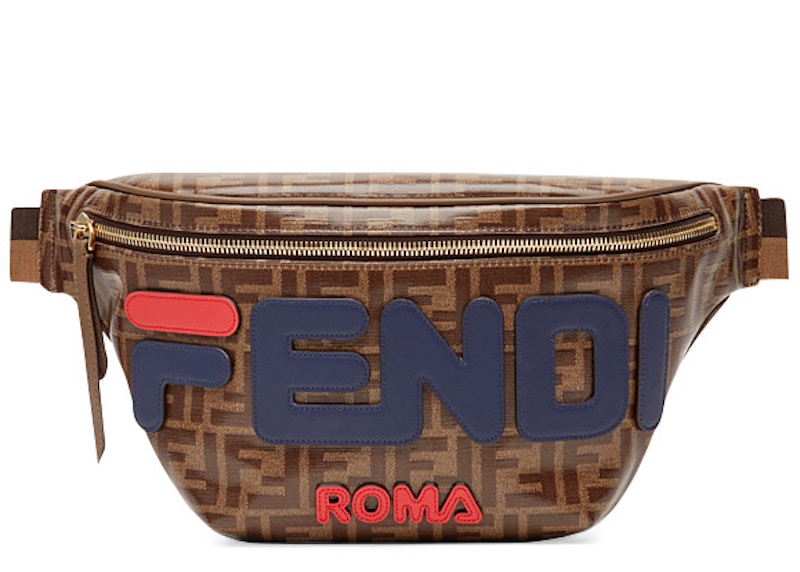 Fendi Mania Belt Bag FF Brown
